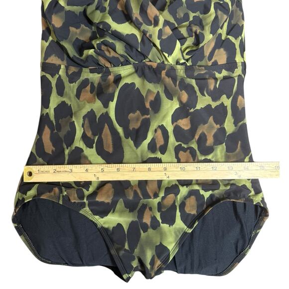Magicsuit One Piece Swimsuit Women Bathing Suit‎ Green Animal Print Slimming - Picture 6 of 11